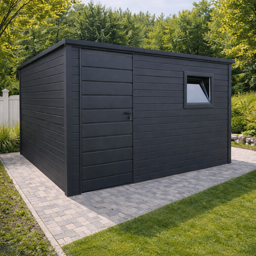 Gartenhaus 4x3m stahlgarage - gartenhaus,