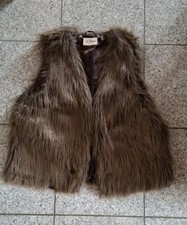 Fell Weste Brauntöne Größe