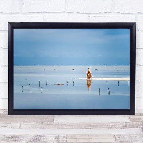 Ebbe sansibar insel ozean - sansibar,