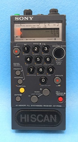 Sony icf pro80 word - sony, icf-pro80