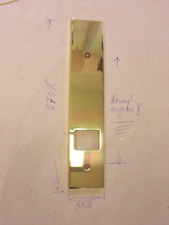 Rolladengurt Abdeckung Gurtwicklerblende   Messing  ohne Gurtausbau edel Neu 