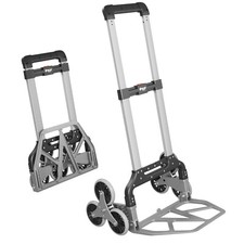 ATHLON TOOLS Treppensteiger-Sackkarre bis 100kg - klappbar - aus Aluminium 