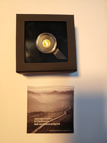 Gold liechtenstein 100 jahre - 100,