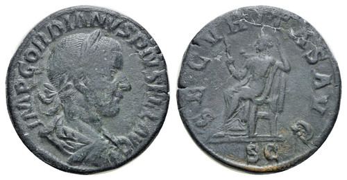 Gordian iii sesterz - gordian,
