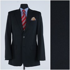 Schwarzer Herren Blazer 38R UK