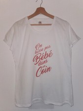 Weißes T-Shirt Man lässt