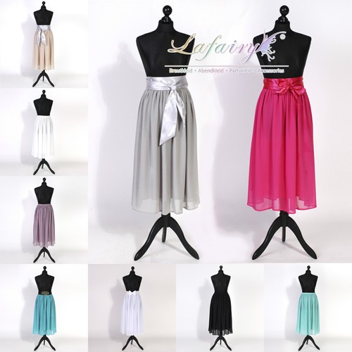 Röcke chiffon sommerrock lang - chiffon,