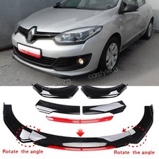 Black+Red Front Bumper Chin