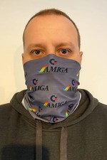 Commodore Amiga Logo Neck Gaiter - Breathable, Windproof & Dustproof Face Cover