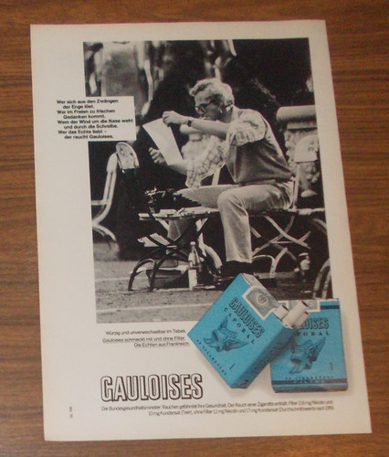 Seltene werbung gauloises - seltene,