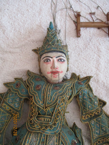 Vintage asiatische marionette - asiatische,
