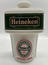 Vintage Heineken Bier Leuchtschild Bar Kneipe Lampe gekühltes Lager sehr guter Zustand