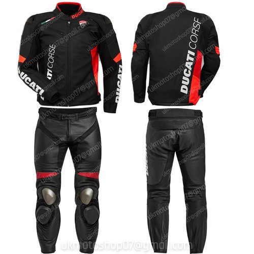 Ducati herren biker lederkombi - ducati,