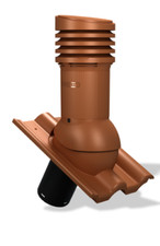 Entlüfterkamin EVO DN150 für Braas Doppel-S Dachziegel Dachlüfter Entlüfter