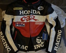 Honda Racing/Biker Lederjacke