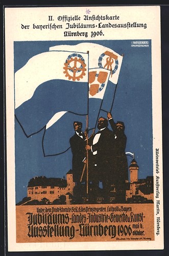 Nürnberg bayerische - ak,