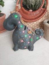 Retro Vintage Kinder Spardose Drache Drachen Figur Deko Kinderzimmer