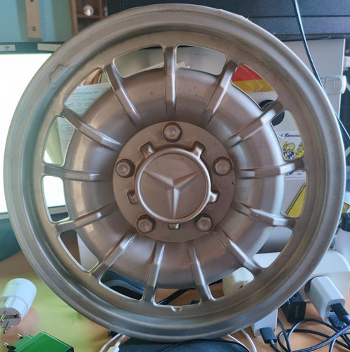 Paar radkappen mercedes - 1,