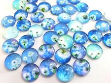 50 Glascabochons 12mm