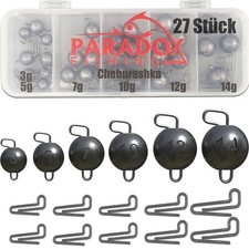 Paradox Fishing Cheburashka Blei Set 27 Stück 3g/5g/7g/10g/12g/14g Dropshot Blei