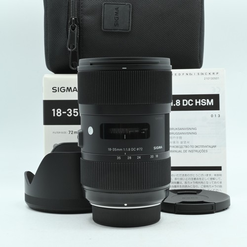 Sigma 35mm dc - 18-35mm, f/1.8