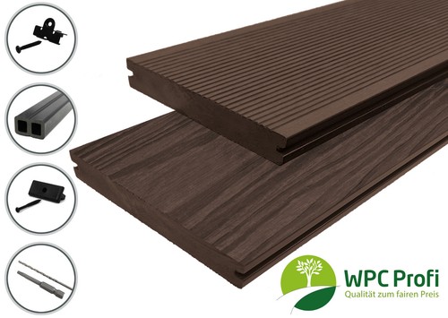 Wpc profi terrassendielen - profi,