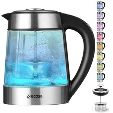 Edelstahl Glas Wasserkocher