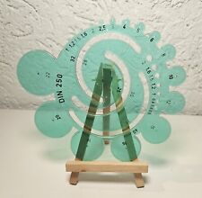 Schablone Abrundung DIN 250 Technisches Zeichnen TZ