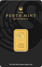 Perth Mint  Goldbarren 10