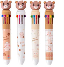 Mehrfarbige Kugelschreiber 4er