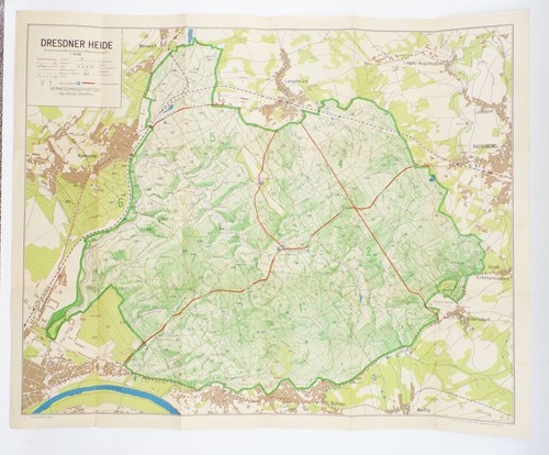 Wanderkarte dresdner heide - wanderkarte,