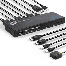 TCNEWCL DisplayPort KVM Switch