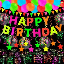 HOWAF Neon Party Deko