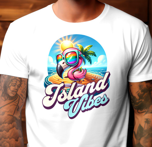 Island vibes shirt sommer - vibes,
