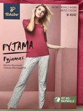 Damen Pyjama Schlafanzug Gr. M