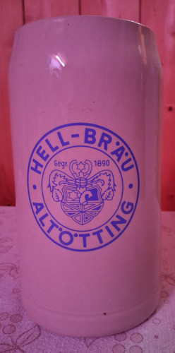 Masskrug hell bräu - masskrug, l
