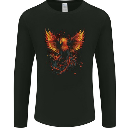 Ein phoenix steigt aus den - phoenix,