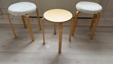 Vierbeiniger VintageRetro Holzhocker Original FROSTA Hocker Ikea Sti Alvar Aalto