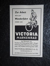 Victoria Fahrrad , Victoria Werke Nürnberg , Alte Reklame , 1939 , (J)