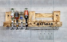 Wandbar aus paletten - paletten, /