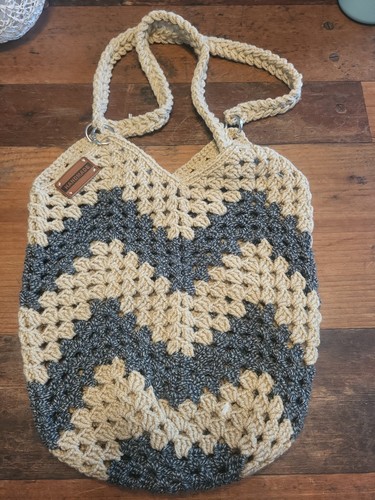 Handtasche gehäkelt 28x28 - 28x28, cm