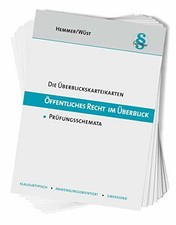 Öffentliches Recht im Überblick: Karteikarten (Karteikarten Buch Hemmer-Wüst
