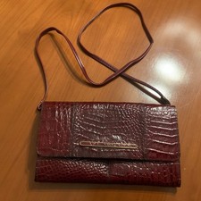 Clutch Tasche Dunkelrot