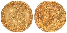 Erzbistum Salzburg - RDR 1/4 Dukat 1655 Ernst von Thun und Hohenstein vz 130492