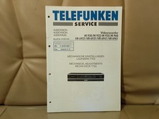 Telefunken M930, 932, 935, 960, VR6921, 6931, 6941, 6961 Service Mechanische