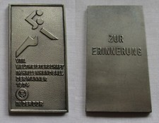 DDR Plakette VIII.WM im