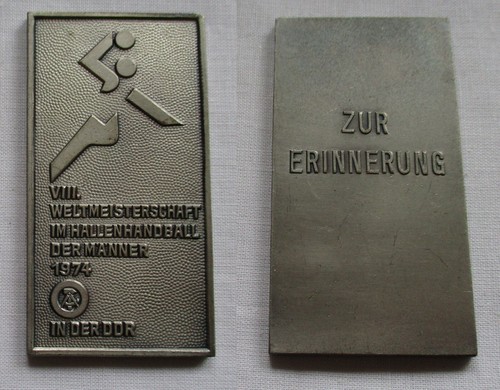 Ddr plakette viii - plakette, im