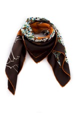 %SALE% Vintage Tuch braun bunt