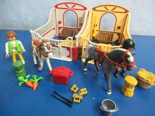2 Pferdestall  Box Reiter Figuren Stroh  4190 5221 6926 Reiterhof Playmobil 8961
