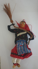 Fasnet Figur Korker Feuerhexen Feuerhexe Kork Fasching Puppe Hexe #3